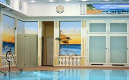 Bemalter Wellnessbereich, Uta Golla 2005